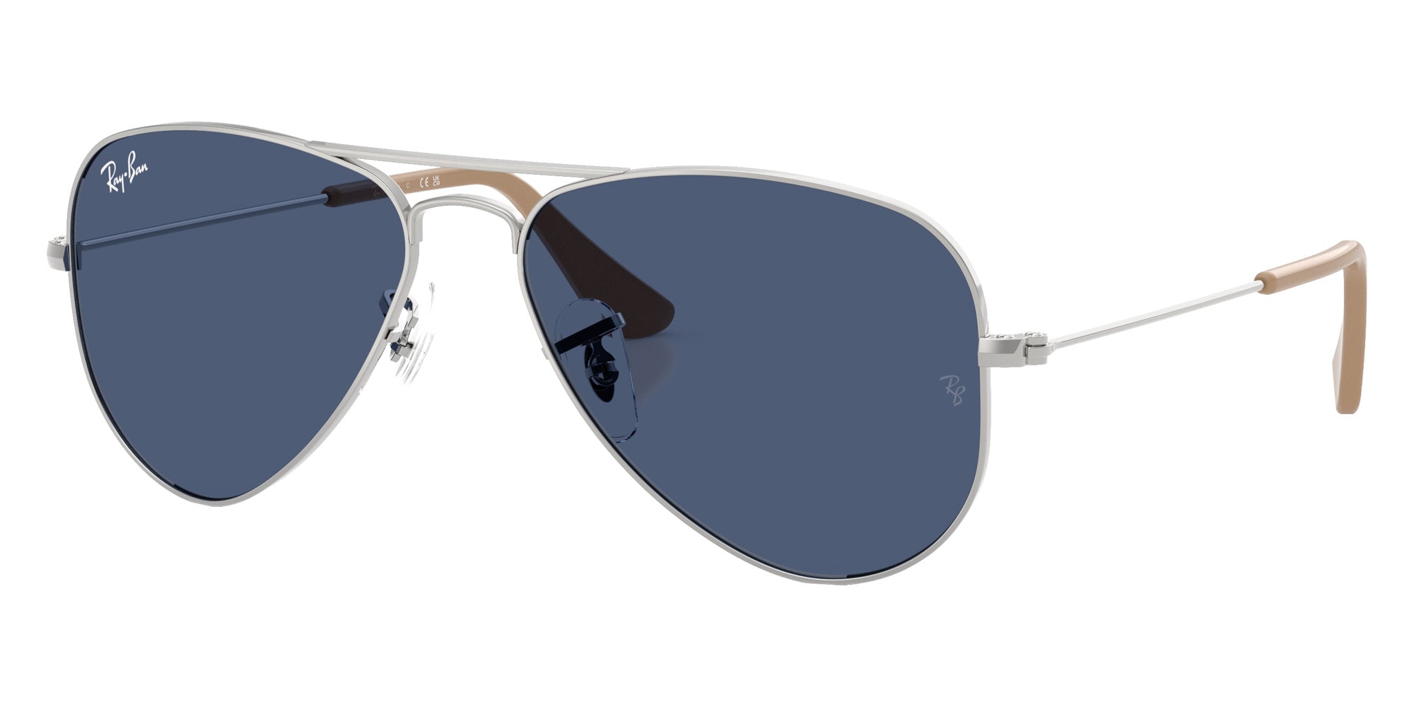 Ray-Ban RB9506S Aviator 301/80 50 - Silver / Dark Blue #id:rj9506s30180_s:104105