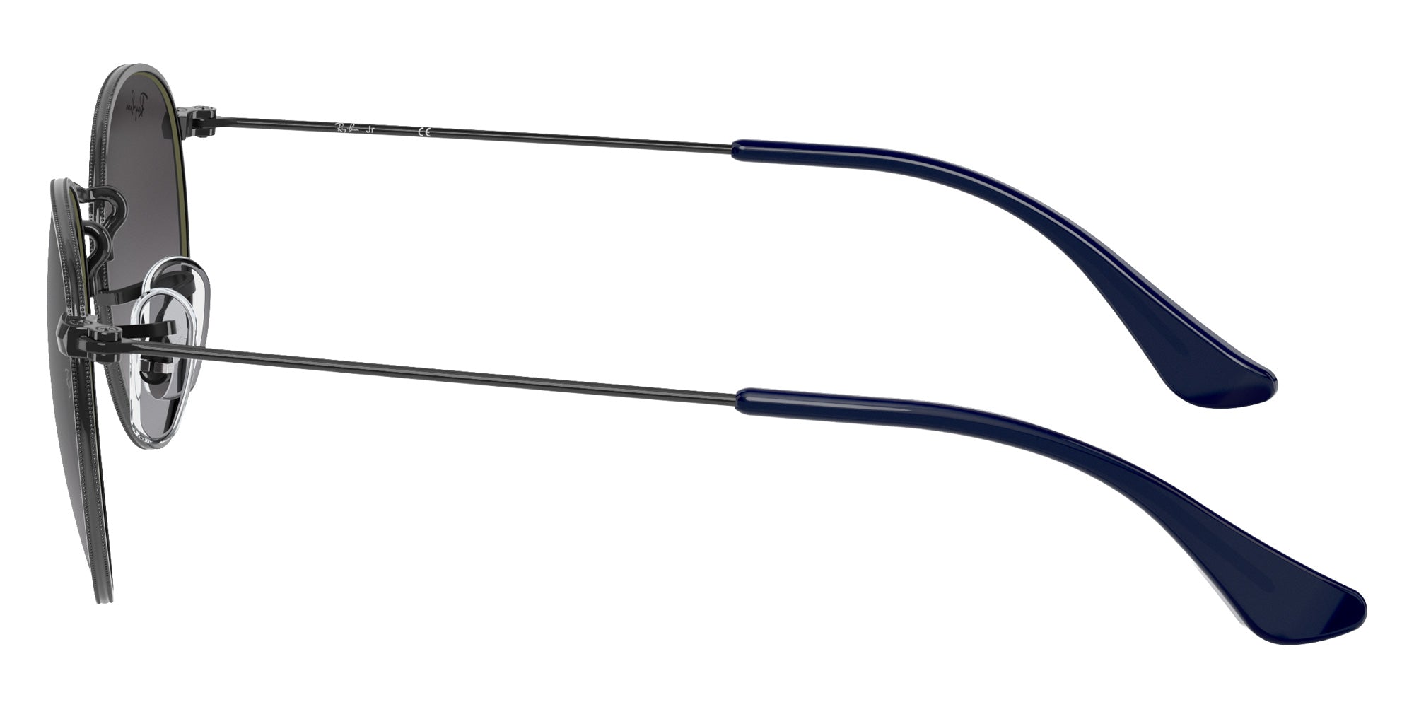 Ray-Ban RB9547S Round 201/8G 44 - Black / Light Gray Gradient Dark Gray #id:rj9547s2018g_s:100110