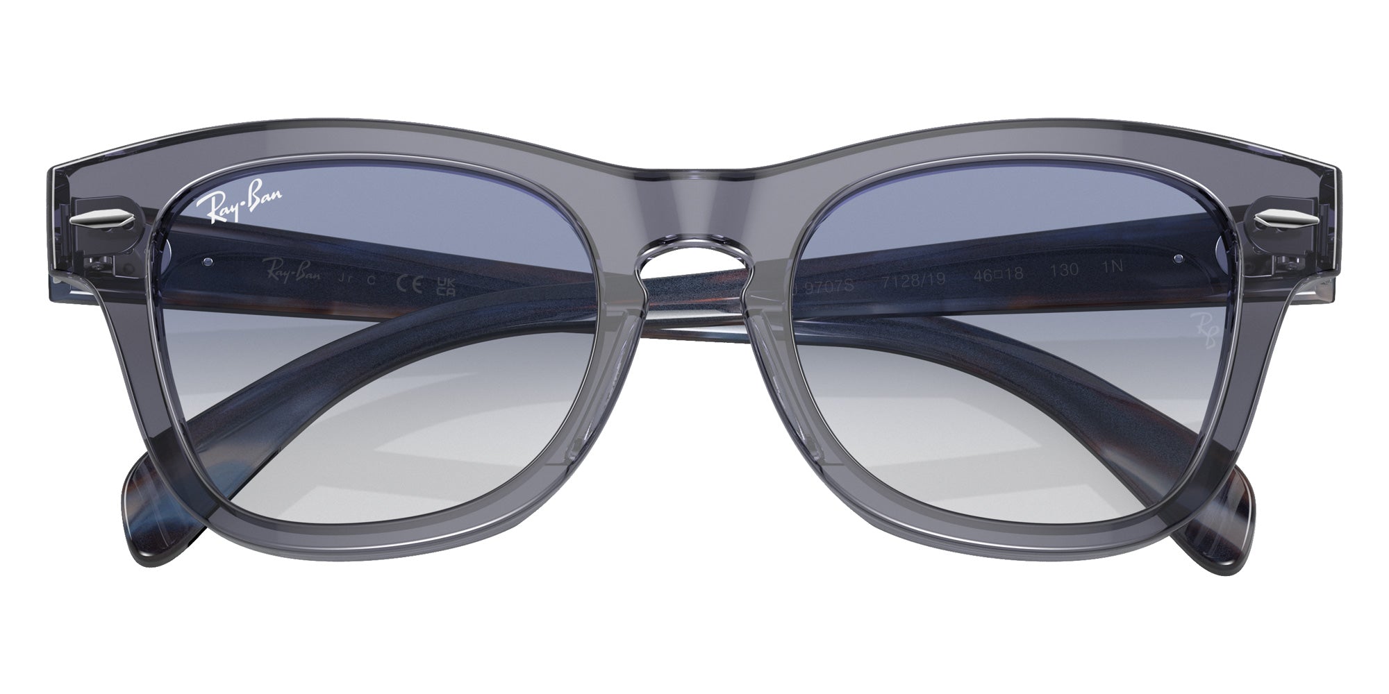 Ray-Ban RB9707S 712819 46 - Transparent Blue / Blue #id:rj9707s712819_s:100125