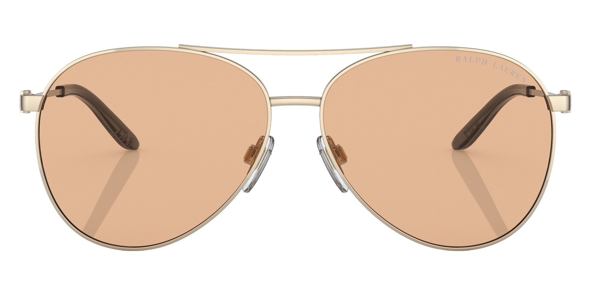 RALPH LAUREN RL7077 The Andie 9316/3 60 - Shiny Pale Gold / Dark Brown #id:rl707793163_s:100100