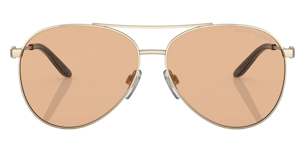 RALPH LAUREN RL7077 The Andie 9316/3 60 - Shiny Pale Gold / Dark Brown #id:rl707793163_s:100100