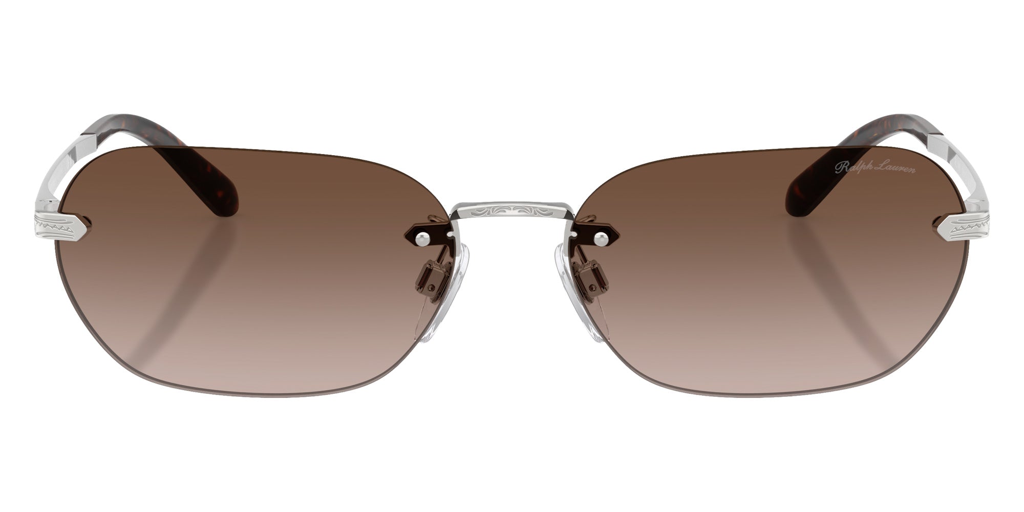 RALPH LAUREN RL7089 900113 59 - Shiny Silver / Gradient Brown #id:rl7089900113_s:100100