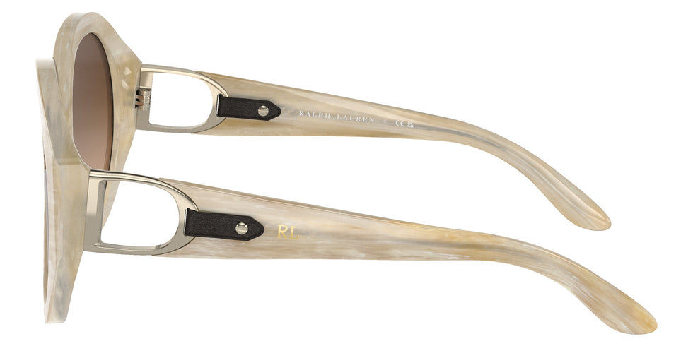 RALPH LAUREN RL8188Q 608474 56 - Cream Horn / Gradient Brown #id:rl8188q608474_s:100110