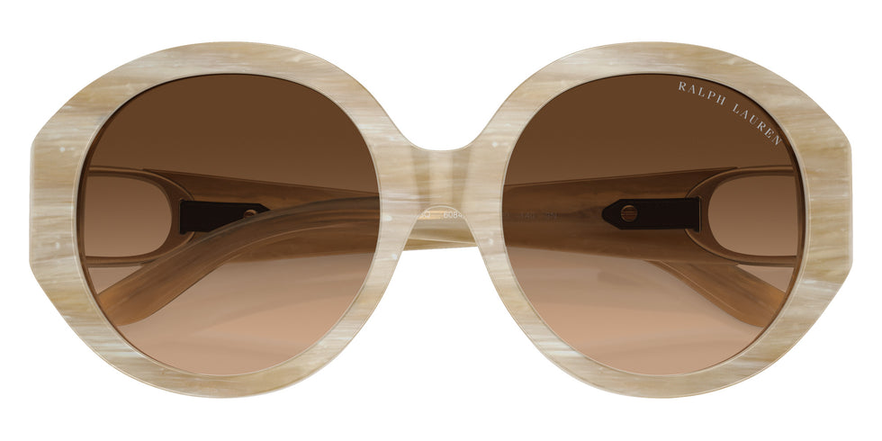 RALPH LAUREN RL8188Q 608474 56 - Cream Horn / Gradient Brown #id:rl8188q608474_s:100120