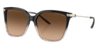 RALPH LAUREN RL8209 The Jacquie 602274 57 - Shiny Gradient Black/Transparent Beige / Brown Gradient #id:rl8209602274_s:102105