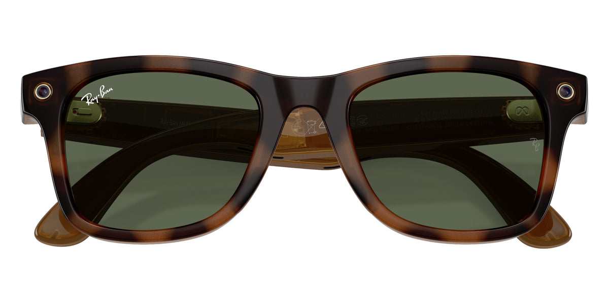 Ray-Ban META Wayfarer Gen 3 RW4011 690571 50 - Havana / G-15 Green #id:rw4011690571_s:120125