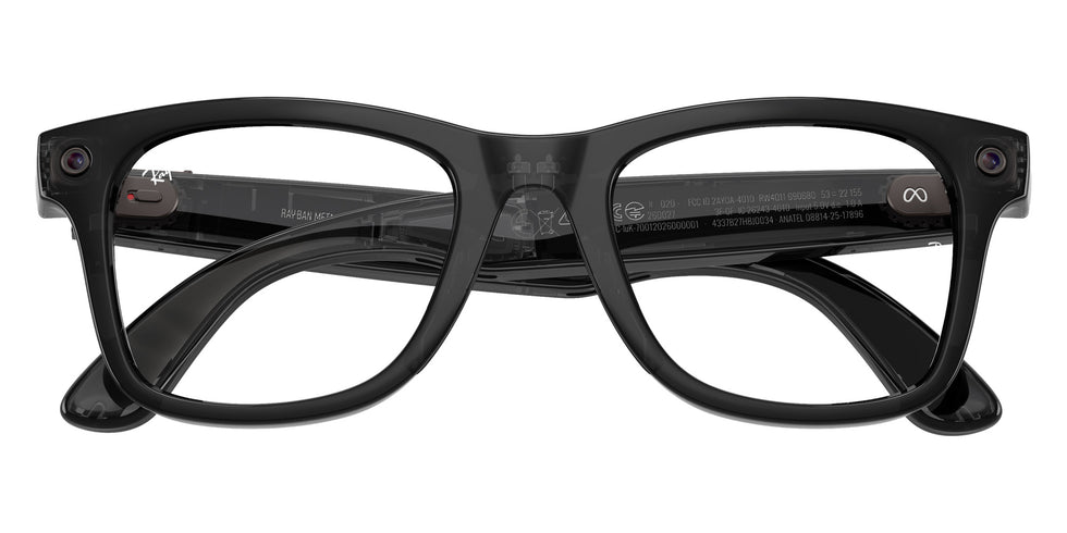 Ray-Ban META Wayfarer Gen 3 RW4011 690680 50 - Transparent Black / Clear/Aquamarine Transitions #id:rw4011690680_s:124140