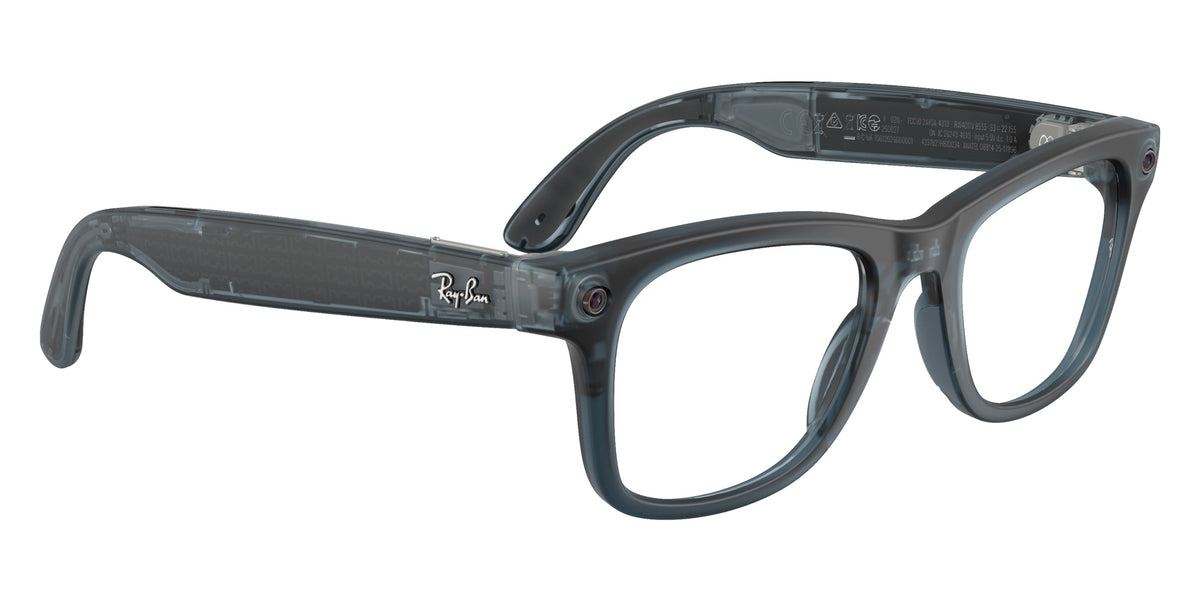 Ray-Ban META Wayfarer Gen 3 RW4011V 8555 50 - Transparent Ocean Blue #id:rw4011v8555_s:116120