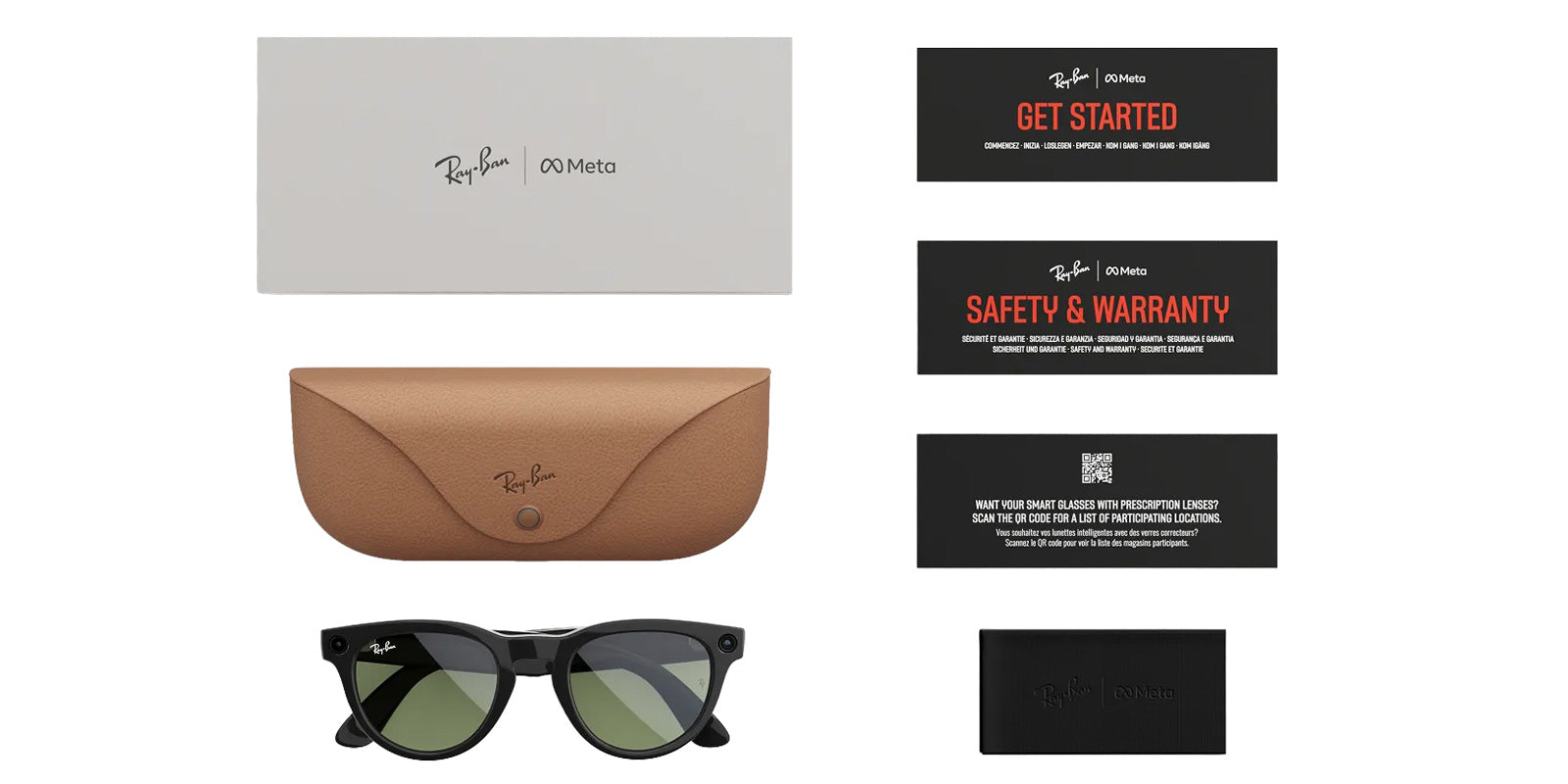 Ray-Ban META Headliner Gen 2 RW4013 Wayfarer Sunglasses | EyeOns.com
