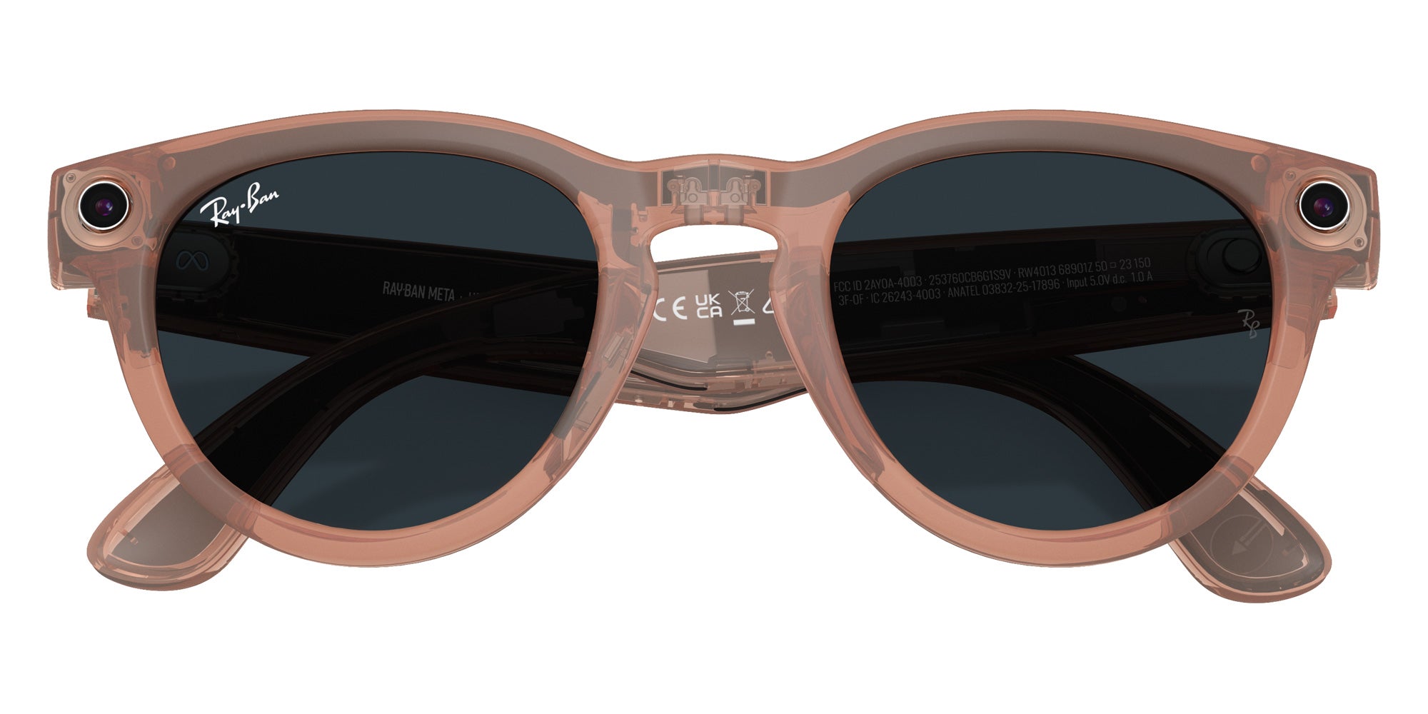 Ray-Ban META Headliner Gen 2 RW4013 68901Z 50 - Matte Peach #id:rw401368901z_s:100125