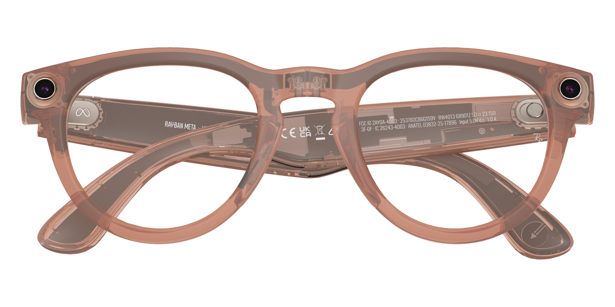 Ray-Ban META Headliner Gen 2 RW4013 68901Z 50 - Matte Peach #id:rw401368901z_s:100140