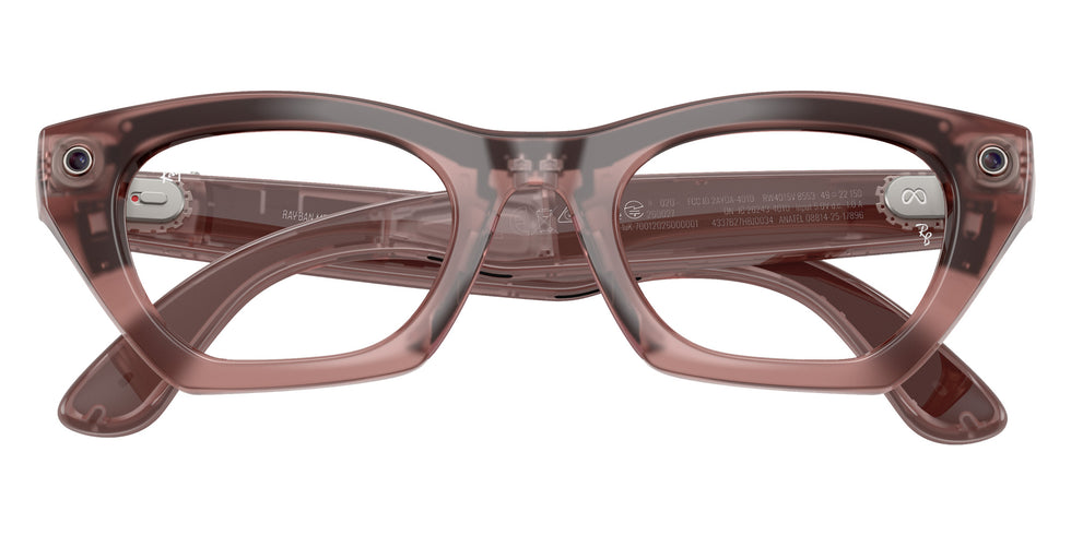 Ray-Ban META Zena Gen 3 RW4015V 8553 49 - Milky Pink Blush #id:rw4015v8553_s:106125