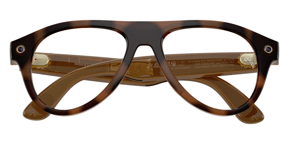 Ray-Ban META Aviator Gen 3 RW4016 6905M4 54 - Havana / Clear/Brown Transitions #id:rw40166905m4_s:106140