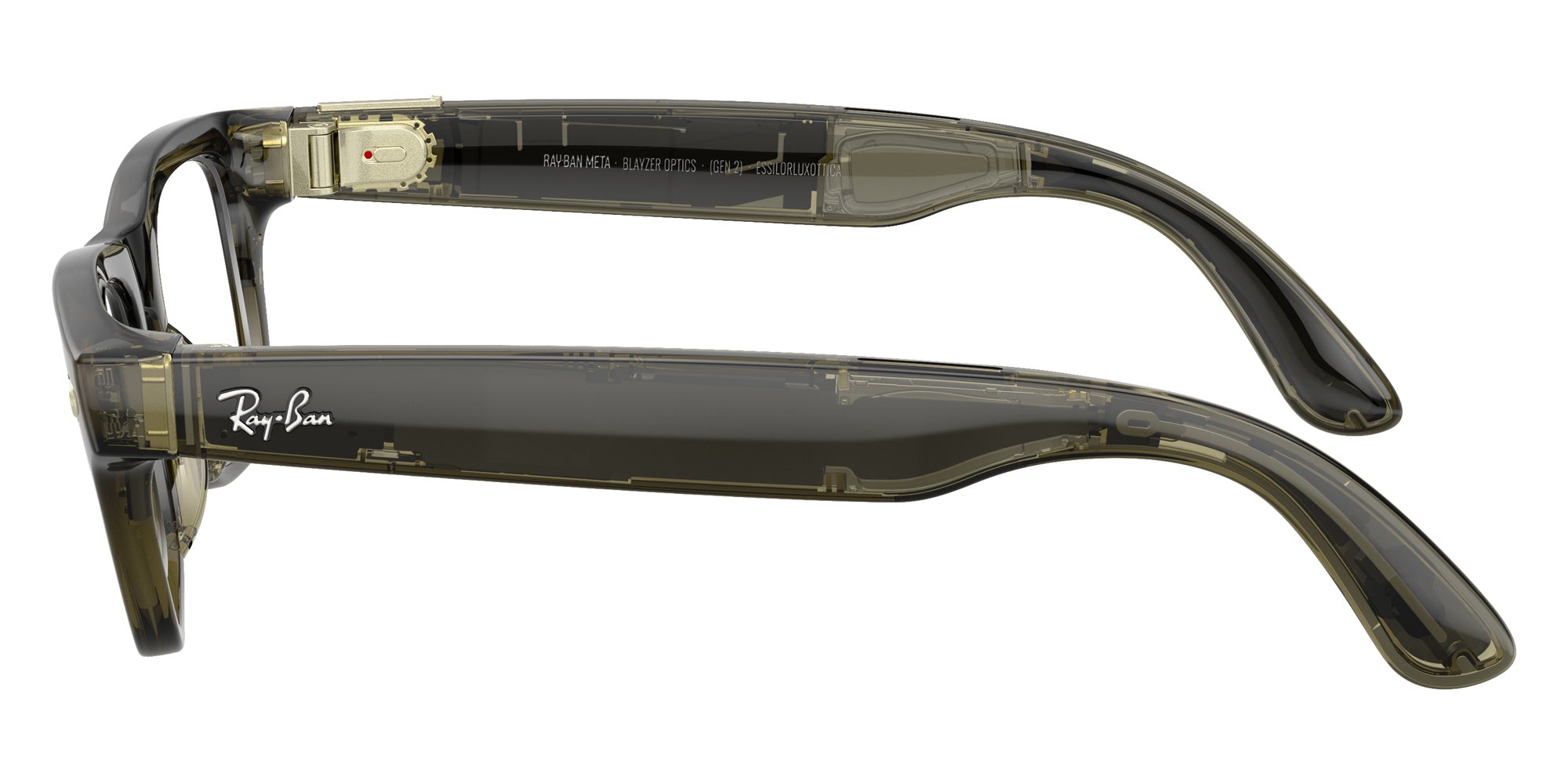 Ray-Ban META Blayzer Gen 2 RW7001 8530 50 - Transparent Dark Olive #id:rw70018530_s:112110