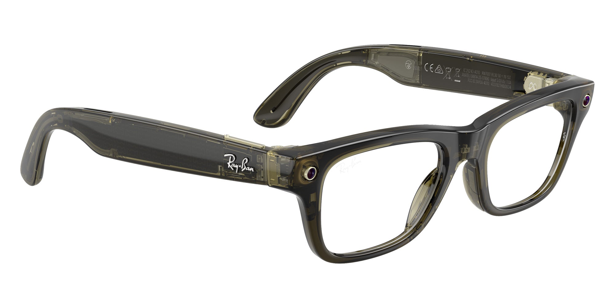 Ray-Ban META Blayzer Gen 2 RW7001 8530 50 - Transparent Dark Olive #id:rw70018530_s:112120
