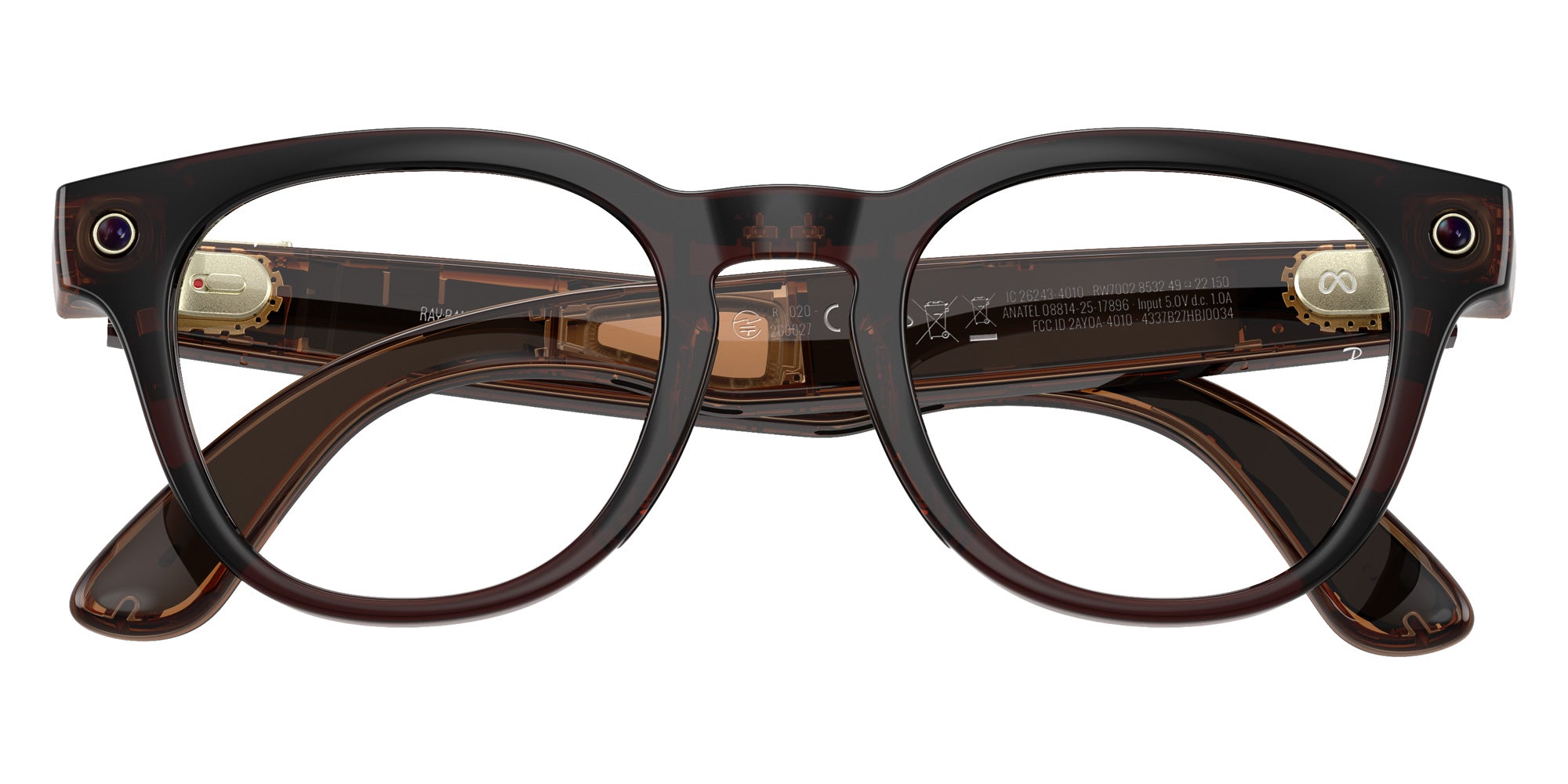 Ray-Ban META Scriber Gen 2 RW7002 8532 49 - Transparent Umber #id:rw70028532_s:106125