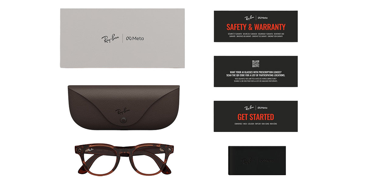 Ray-Ban META Scriber Gen 2 RW7002 8532 49 - Transparent Umber #id:rw70028532_s:106130