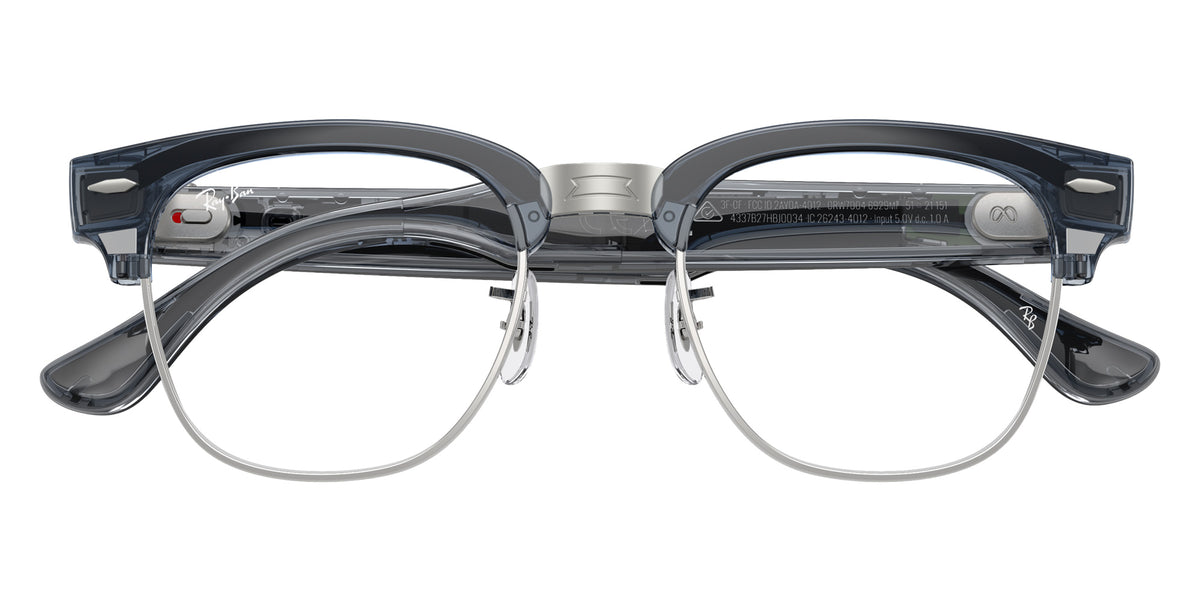 Ray-Ban META Audio Clubmaster RW7004 6929MF 51 - Transparent Sky Blue / Clear/Sapphire Transitions #id:rw70046929mf_s:106140