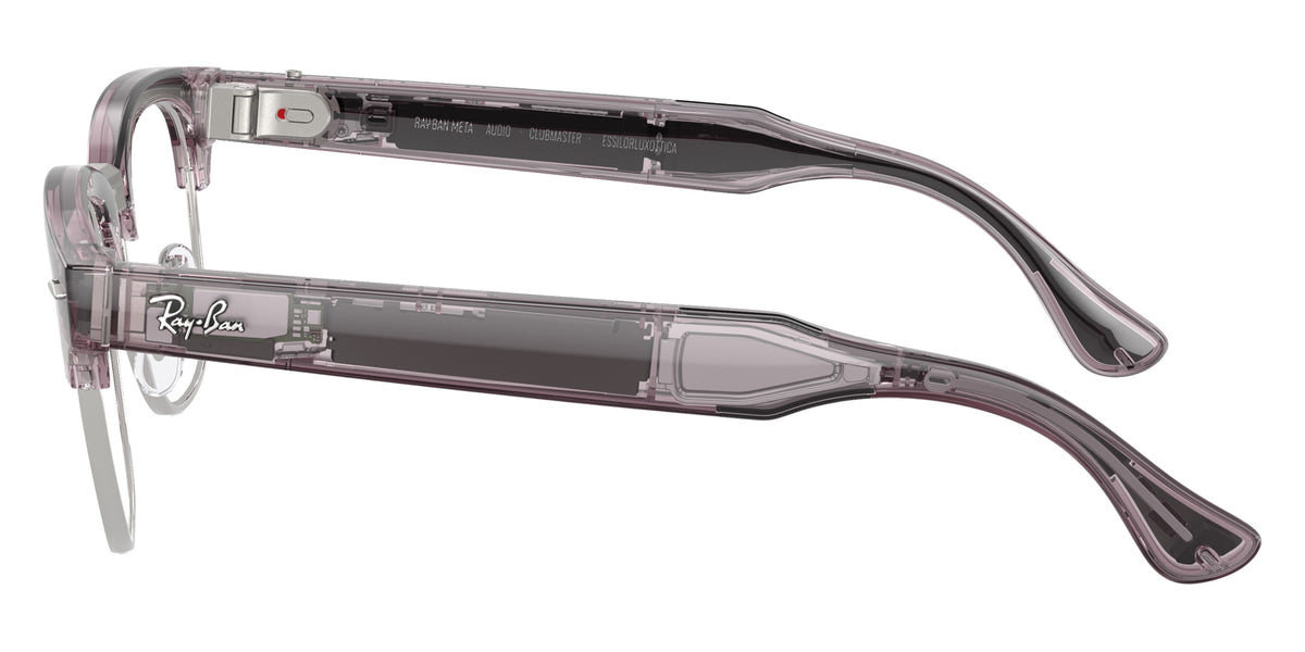 Ray-Ban META Audio Clubmaster RW7004V 8550 51 - Transparent Orchid #id:rw7004v8550_s:108110
