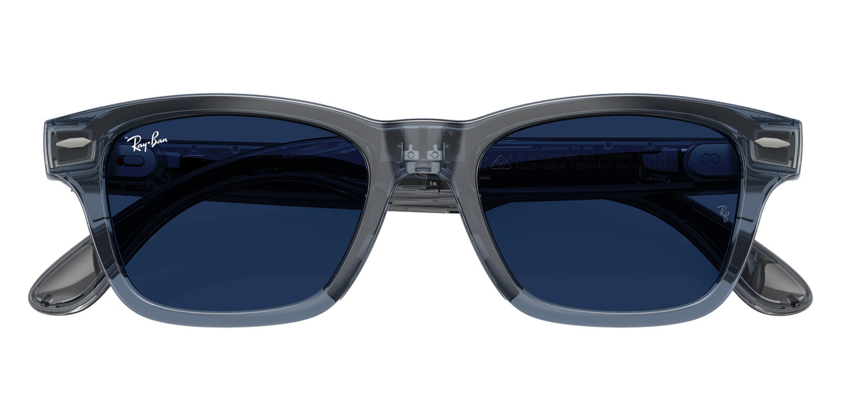 Ray-Ban META Audio Burbank RW7005 6929MF 51 - Transparent Blue / Clear/Sapphire Transitions #id:rw70056929mf_s:116135