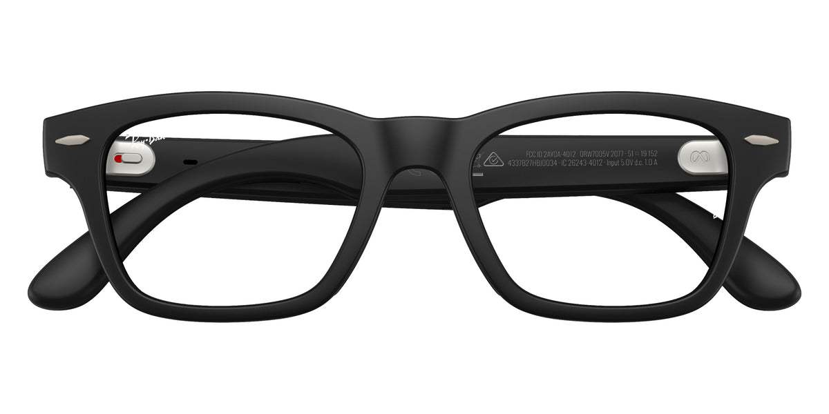 Ray-Ban META Audio Burbank RW7005V 2077 51 - Solid Black #id:rw7005v2077_s:104125