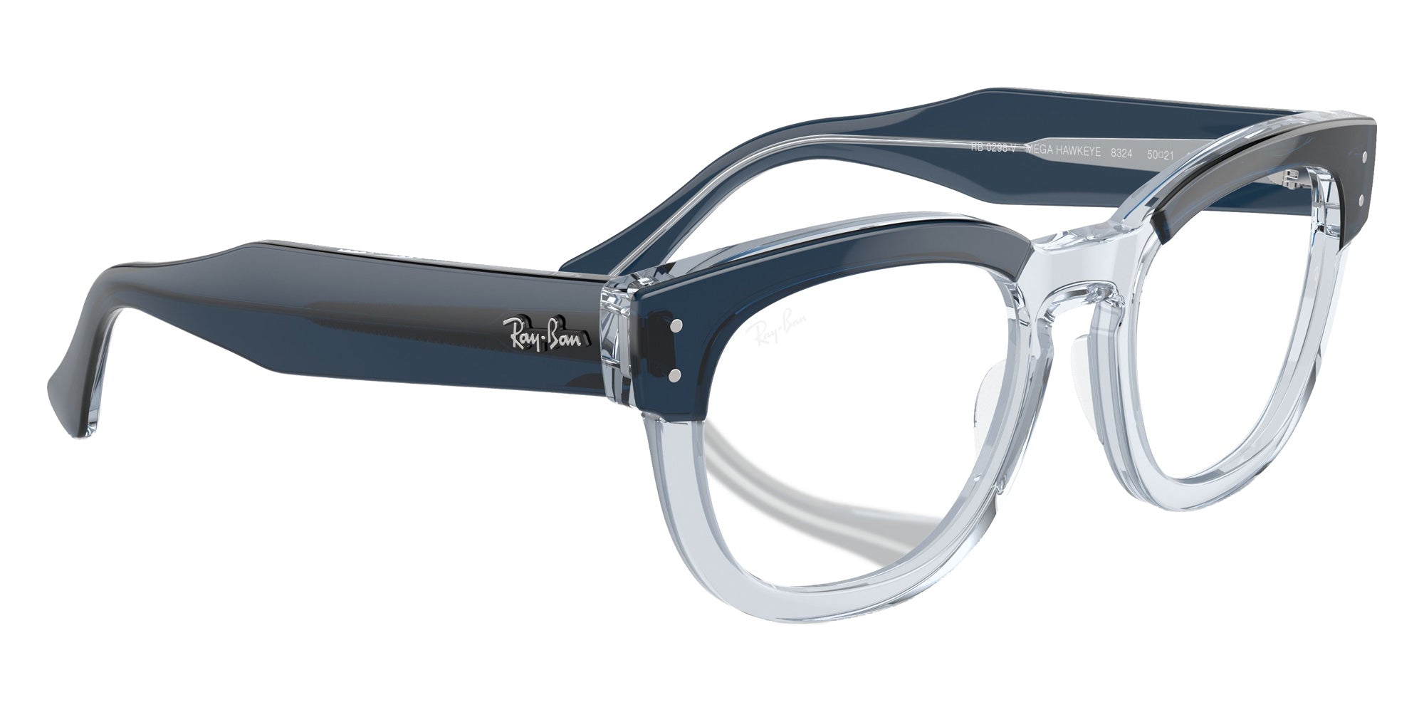 Ray-Ban RB0298V Mega Hawkeye 8324 48 - Blue on Transparent Blue #id:rx0298v8324_s:104120