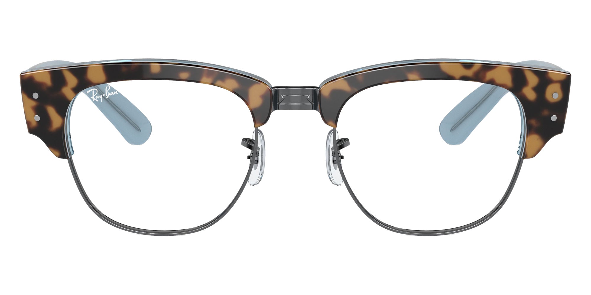 Ray-Ban RB0316V Mega Clubmaster 5883 50 - Havana on Blue on Gunmetal #id:rx0316v5883_s:100100