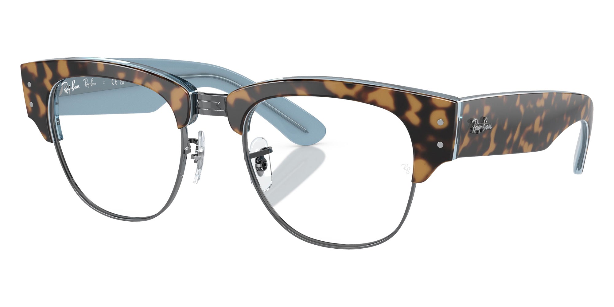 Ray-Ban RB0316V Mega Clubmaster 5883 50 - Havana on Blue on Gunmetal #id:rx0316v5883_s:100105