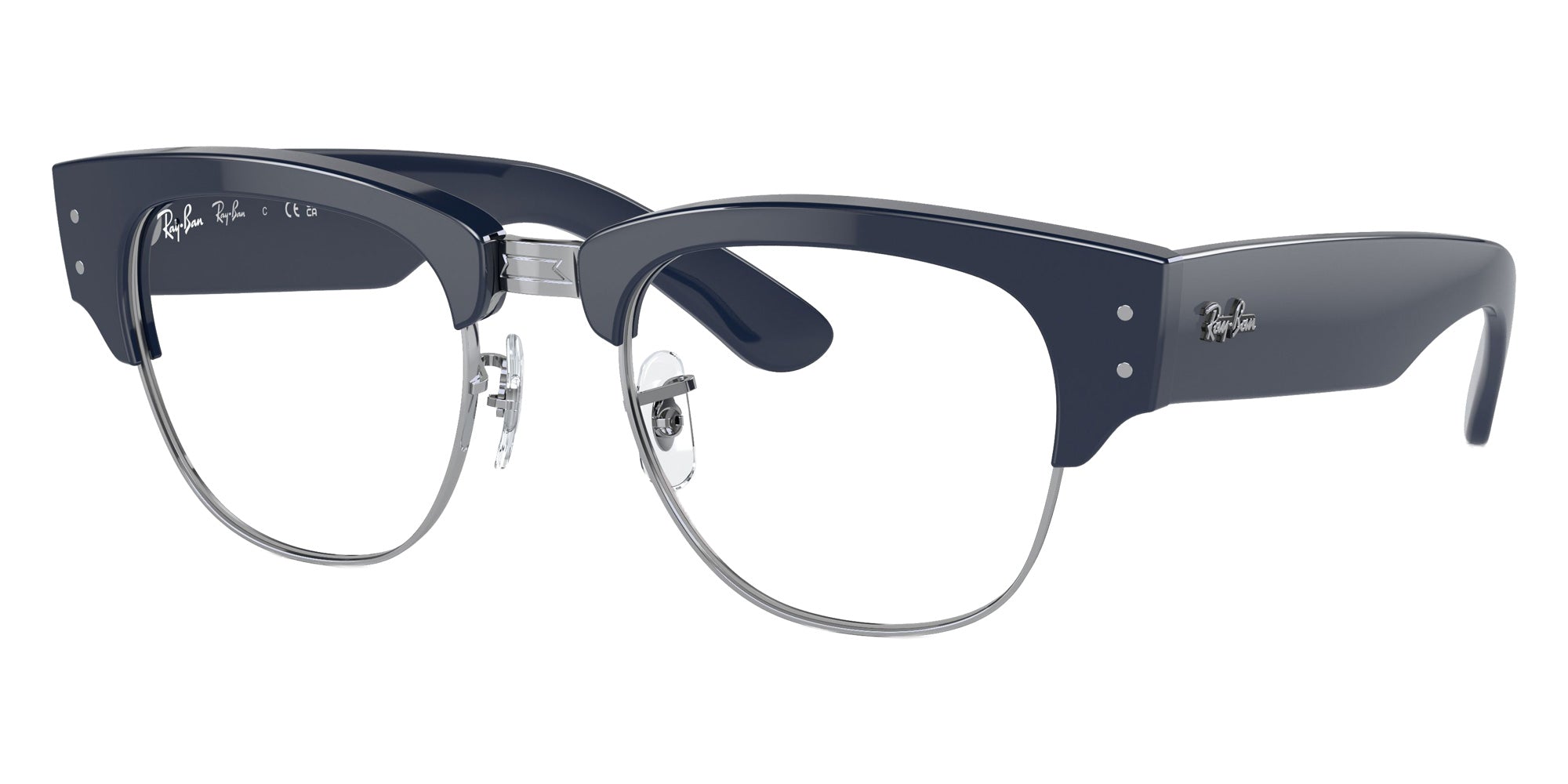 Ray-Ban RB0316V Mega Clubmaster 8231 50 - Blue on Silver #id:rx0316v8231_s:102105