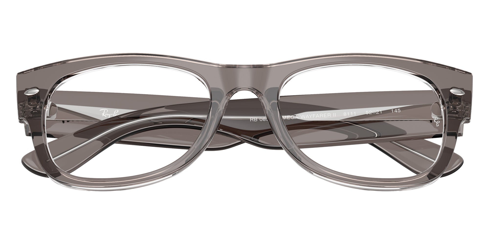 Ray-Ban RB0832V Mega Wayfarer II 8111 52 - Transparent Gray #id:rx0832v8111_s:104125