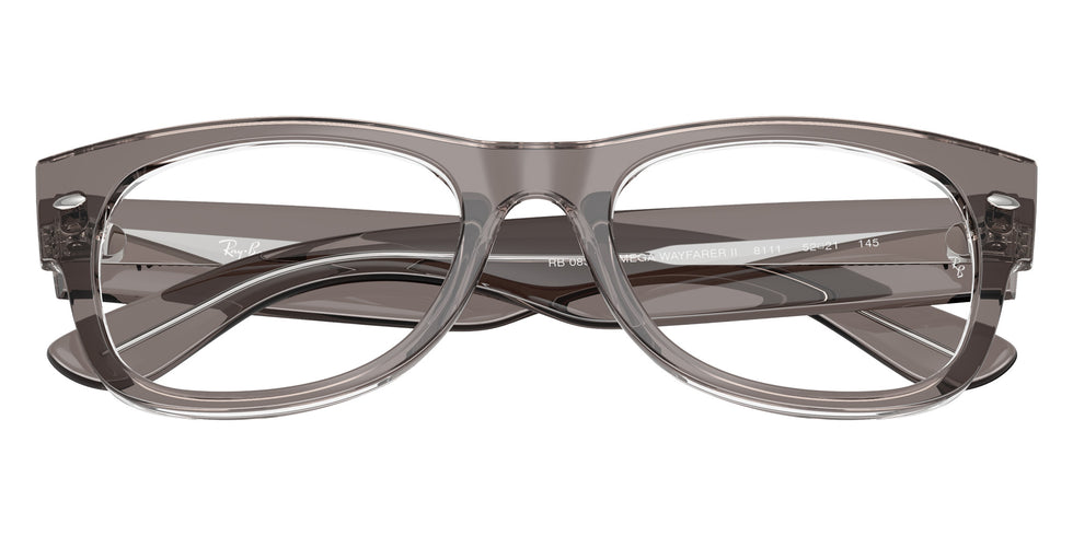 Ray-Ban RB0832V Mega Wayfarer II 8111 52 - Transparent Gray #id:rx0832v8111_s:104125
