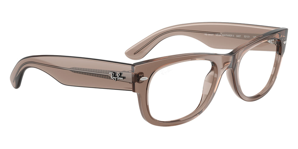Ray-Ban RB0832V Mega Wayfarer II 8457 52 - Transparent Taupe Beige #id:rx0832v8457_s:110120