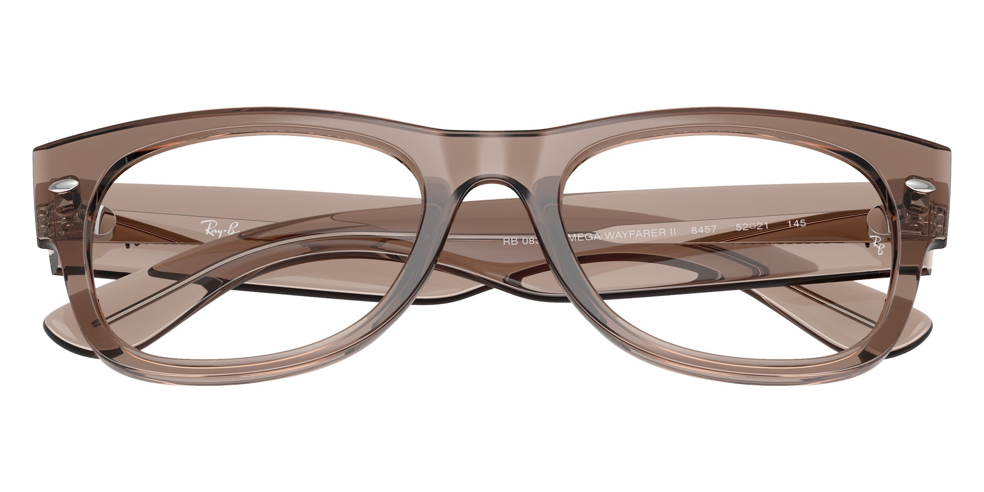 Ray-Ban RB0832V Mega Wayfarer II 8457 52 - Transparent Taupe Beige #id:rx0832v8457_s:110125