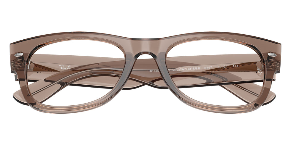 Ray-Ban RB0832V Mega Wayfarer II 8457 52 - Transparent Taupe Beige #id:rx0832v8457_s:110125