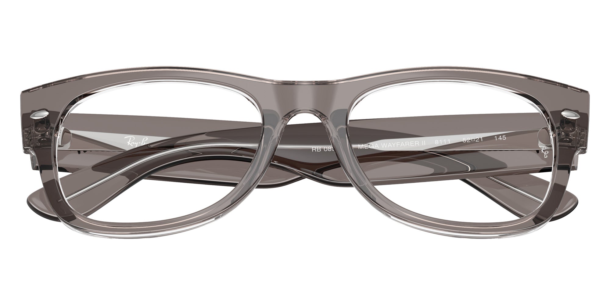 Ray-Ban RB0832VF Mega Wayfarer II 8111 52 - Transparent Gray #id:rx0832vf8111_s:104125