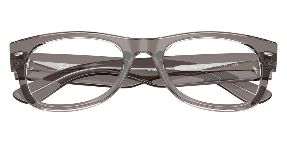 Ray-Ban RB0832VF Mega Wayfarer II 8111 52 - Transparent Gray #id:rx0832vf8111_s:104125
