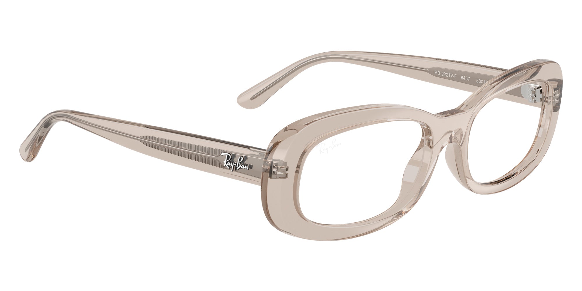 Ray-Ban RB2221VF 8457 53 - Transparent Beige #id:rx2221vf8457_s:100120