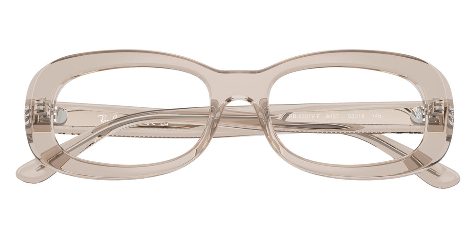 Ray-Ban RB2221VF 8457 53 - Transparent Beige #id:rx2221vf8457_s:100125