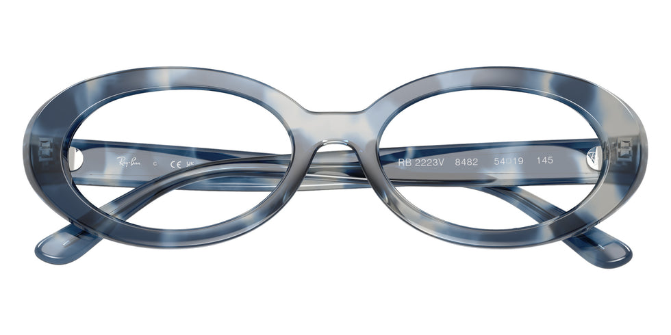 Ray-Ban RB2223V 8482 52 - Opal Blue Havana #id:rx2223v8482_s:116100