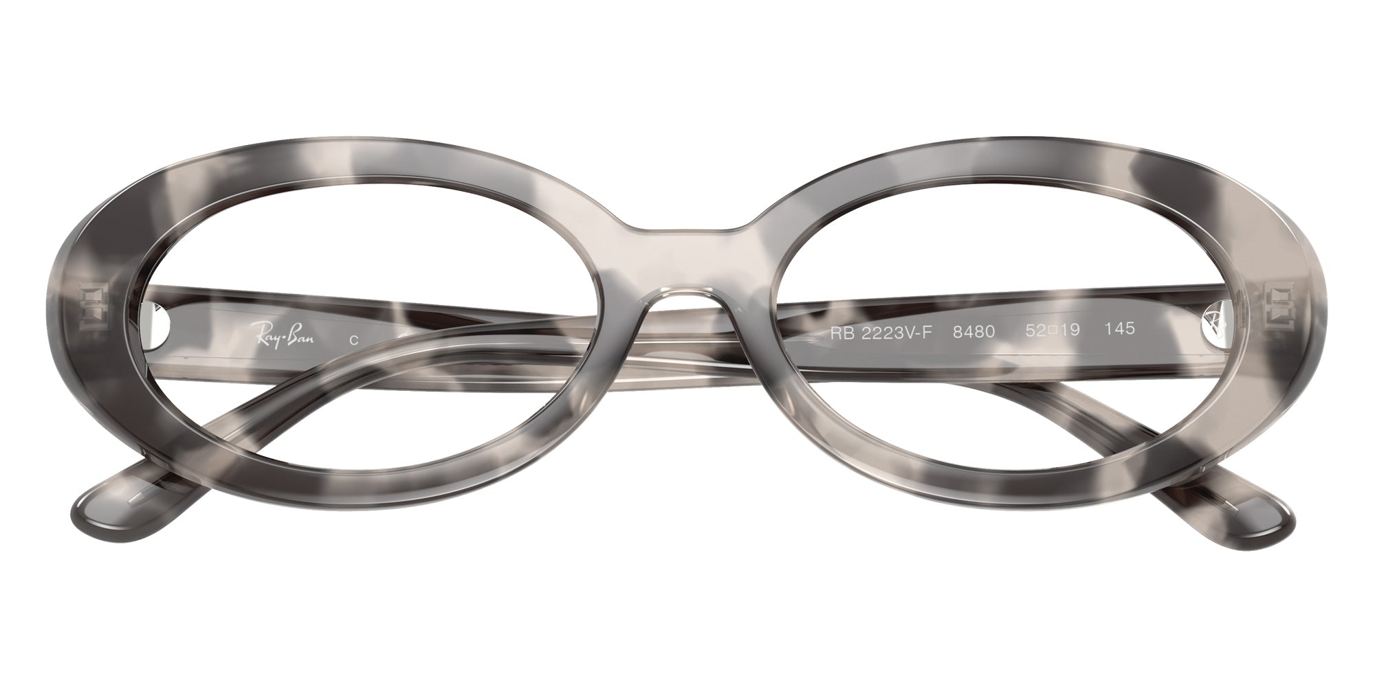 Ray-Ban RB2223VF 8480 52 - Opal Gray Havana #id:rx2223vf8480_s:104100