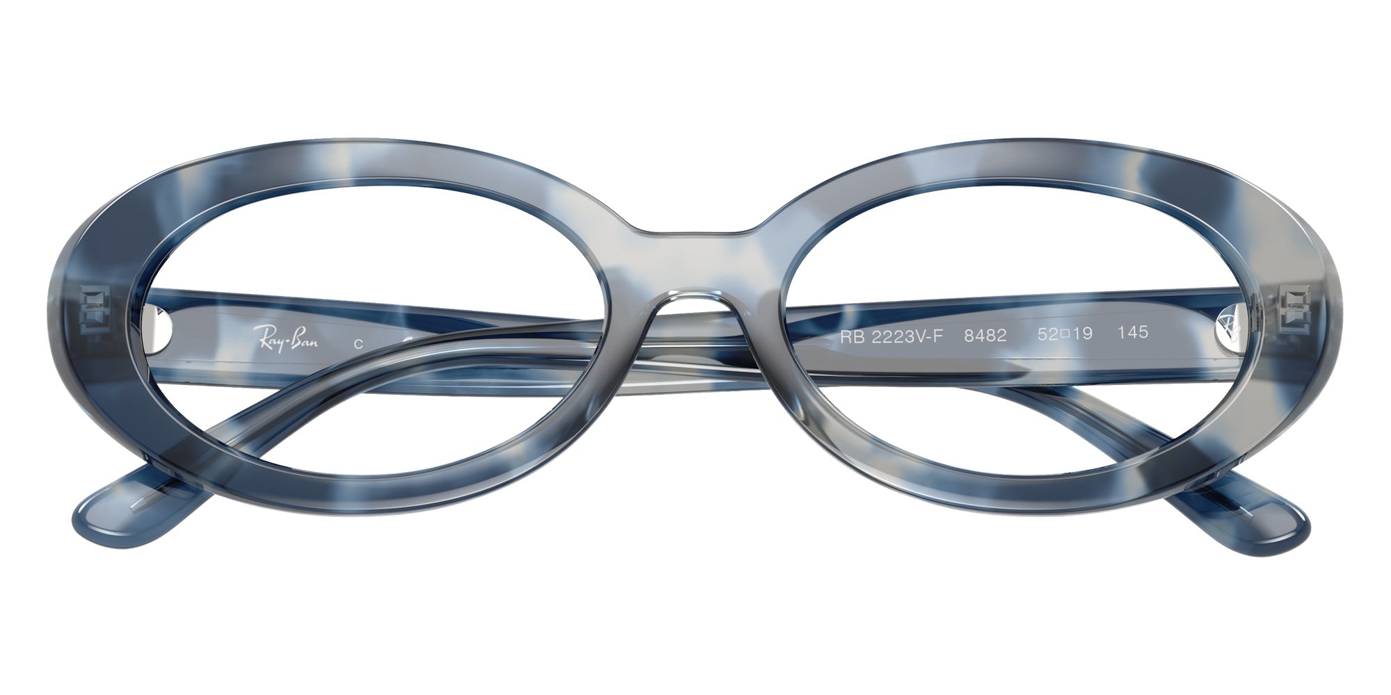Ray-Ban RB2223VF 8482 52 - Opal Blue Havana #id:rx2223vf8482_s:108100