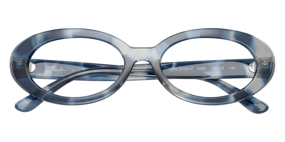 Ray-Ban RB2223VF 8482 52 - Opal Blue Havana #id:rx2223vf8482_s:108100