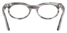 Ray-Ban RB2242V Wayfarer Oval 8361 53 - Striped Transparent Blue #id:rx2242v8361_s:100115