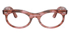 Ray-Ban RB2242V Wayfarer Oval 8363 53 - Striped Transparent Pink #id:rx2242v8363_s:100100