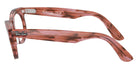 Ray-Ban RB2242V Wayfarer Oval 8363 53 - Striped Transparent Pink #id:rx2242v8363_s:100110