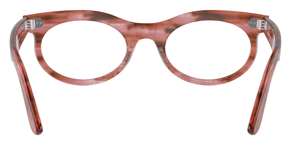 Ray-Ban RB2242V Wayfarer Oval 8363 53 - Striped Transparent Pink #id:rx2242v8363_s:100115