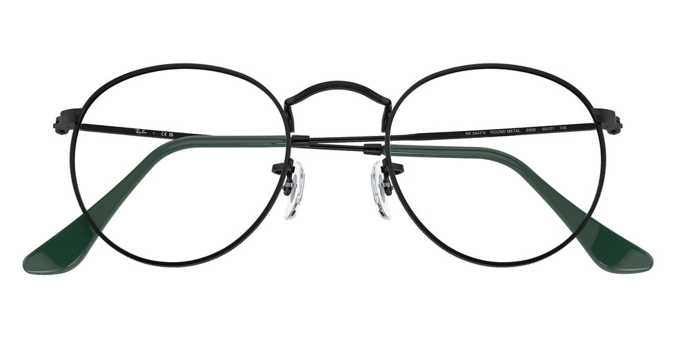 Ray-Ban RB3447V Round Metal 2509 47 - Black #id:rx3447v2509_s:100120