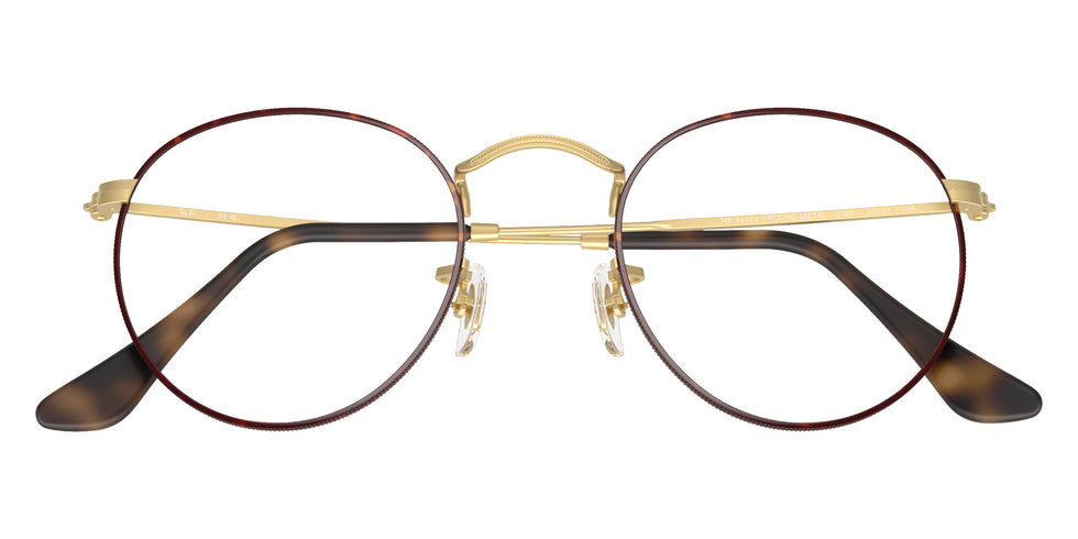 Ray-Ban RB3447V Round Metal 3188 50 - Matte Havana on Matte Arista Gold #id:rx3447v3188_s:102125