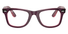 Ray-Ban RB4340V Wayfarer Ease 8364 50 - Violet on Transparent Pink #id:rx4340v8364_s:102100