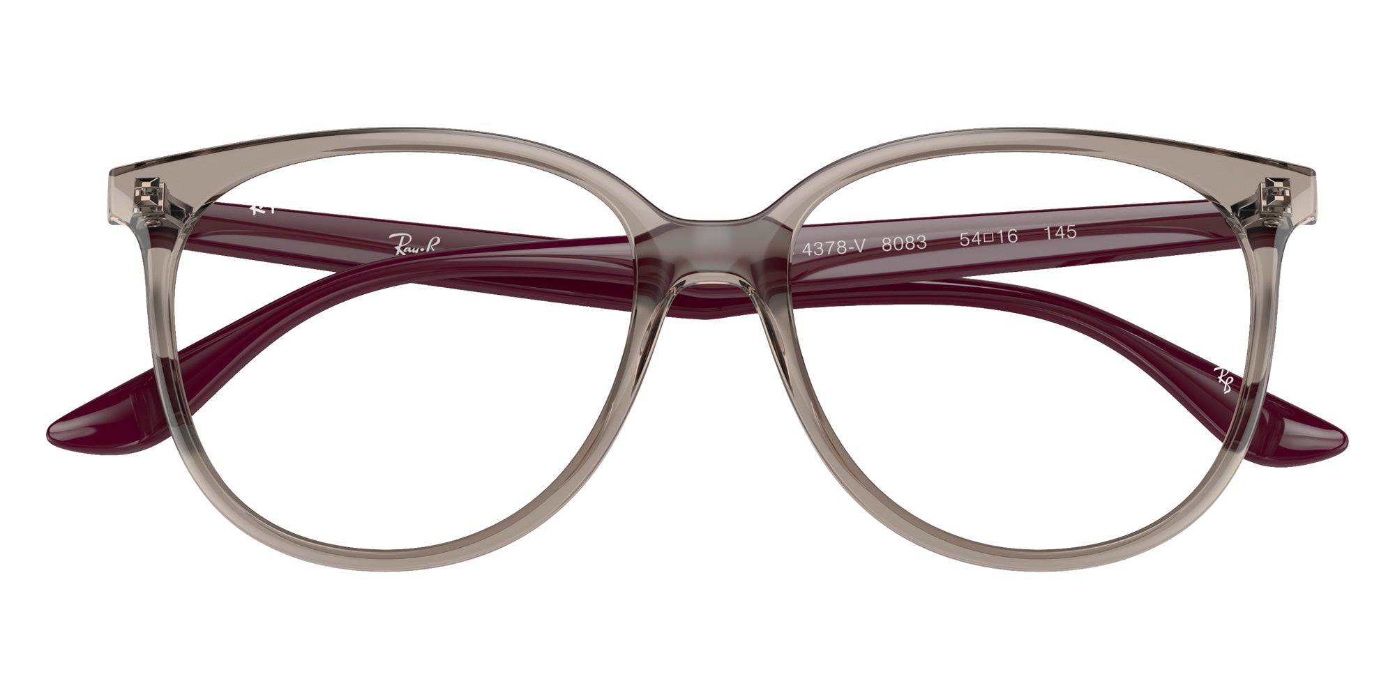 Ray-Ban RB4378V 8083 54 - Transparent Gray #id:rx4378v8083_s:110125